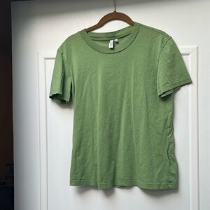 & Other Stories Cotton T Shirt Green
